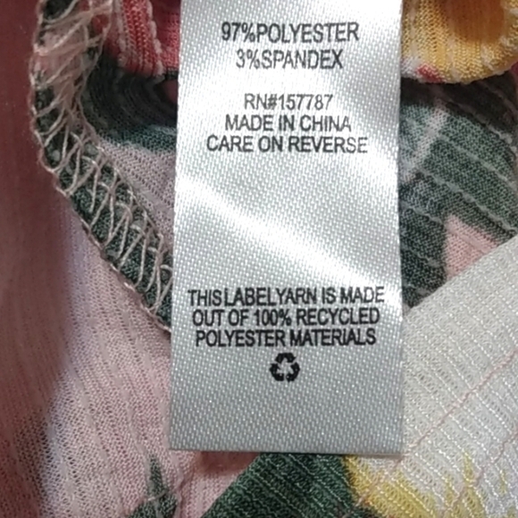 JOLIE & JOY GIRLS PINK FLORAL RUFFLE TIERED SKIRT SIZE XL  NWT - Picture 6 of 8